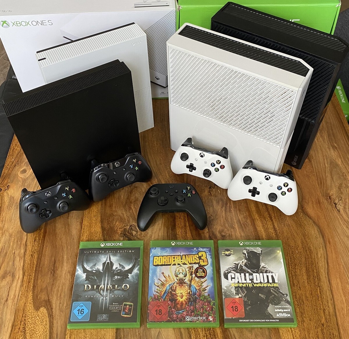 その他 Microsoft Xbox One XBOX ONE S 500 GB MICROSOFT XBOX ONE S 500GB 4K HDR - ZESTAW ODNOWIONA SKLEP