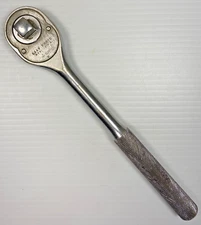 Vintage PROTO TOOLS 5449 Reversible Pear Head Ratchet Wrench 1/2" Drive USA