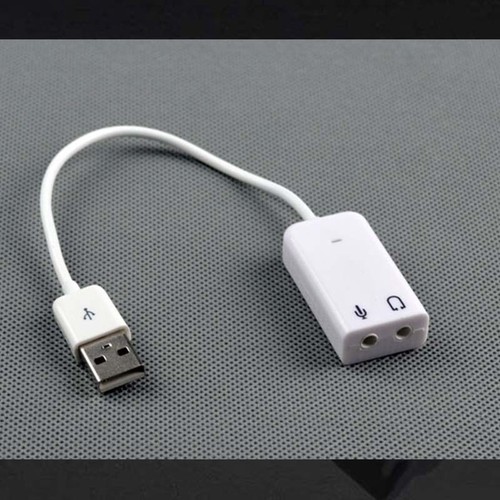 USB2.0 AUDIO SOUND CARD ADAPTER CABLE 3D VIRTUAL 7.1CH Win7 8 32 64 Linux Mac OS - Picture 2 of 5