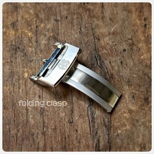 leather band strap replacement for gs SEIKO Grand Watch With folding Buckle