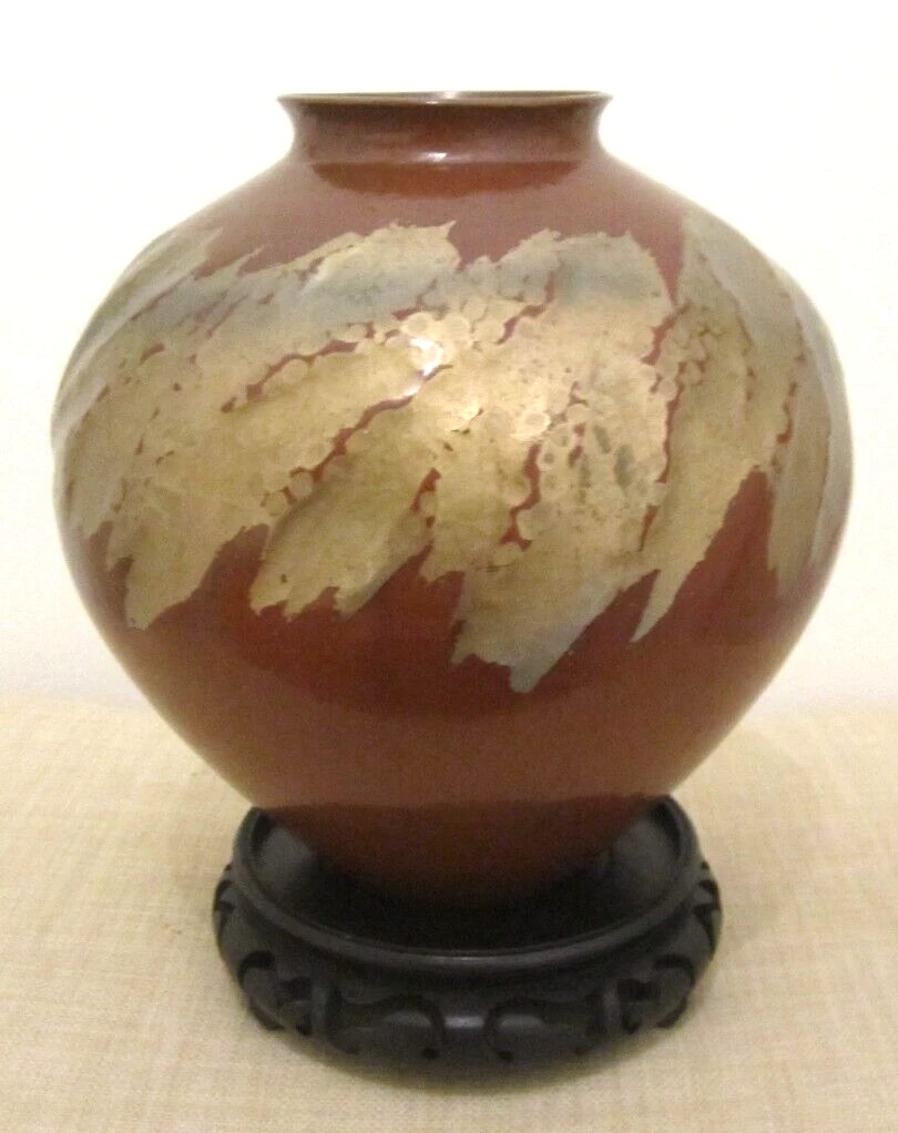铜日本古董花瓶| eBay