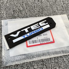New Genuine Vtec Turbo Rear Emblem Jdm Decal Badge For Honda Civic Jazz City