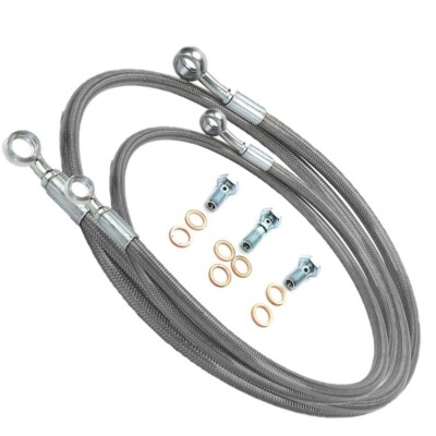 Front +Rear Brake Hose Line For honda Goldwing 1500 GL1500 1988-2000