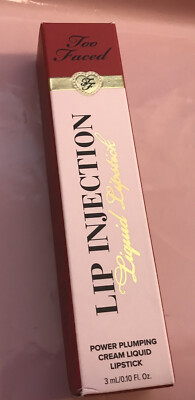 Too Faced Lip Injection Power Plumping Liquid Lipstick - Infatuated - NIB!