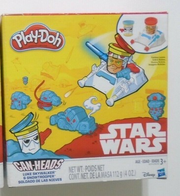 play doh star wars can heads