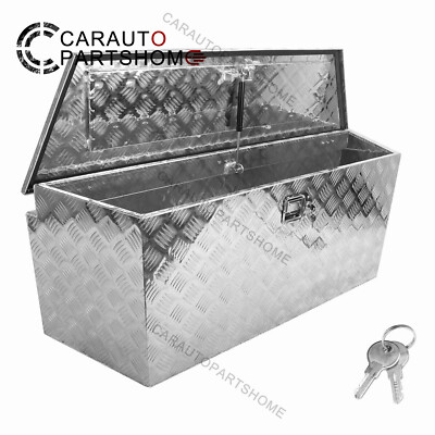 49''X15''X18.5'' Heavy Duty Aluminum Tool Box Trailer Toolbox for Pick Up Truck Bed