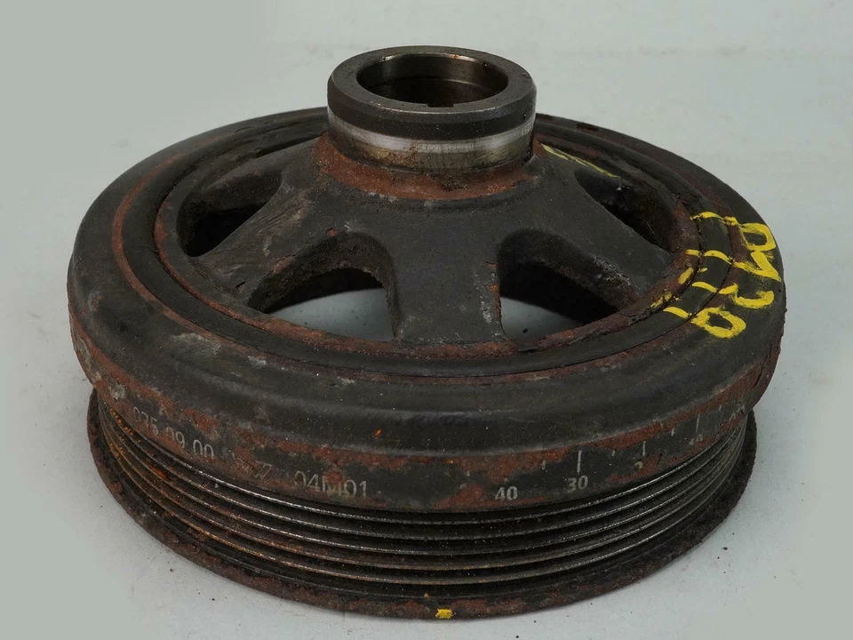 2003 - 2006 Mercedes Benz E Class W211 E500 Crankshaft Pulley Engine Front Oem - Imagem 4 de 4