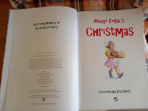Madge Eekal's Christmas by Colleen & Zed Jacey Hardback Children's Fiction Book - Picture 3 of 4