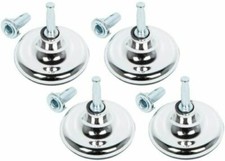  Furniture Gliders Set Of 4 with Insert For Divan Bed Base Sofa Settee Chair