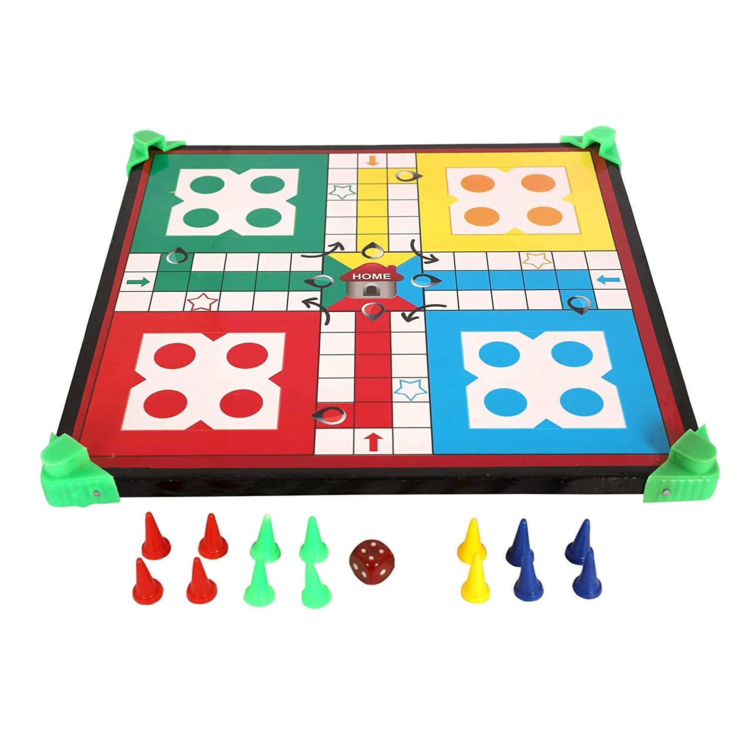 Multicolor Wooden 12 Inch Ludo Snake & Ladder Board Game For Kids & Adults  | eBay
