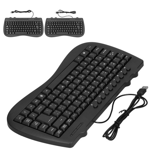 USB Keyboard Plastic 87 Keys KB‑301B Keypads General Ergonomically Computer EOM - Picture 12 of 18