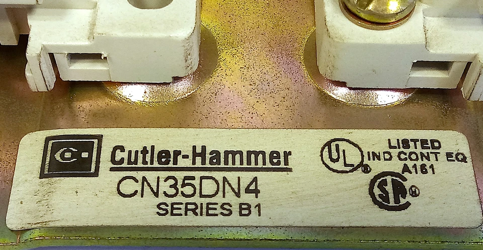 Cutler-Hammer CN35DN4 Series B1 120 V 30 A 4P Single Phase Lighting Contactor - Image 3 of 4
