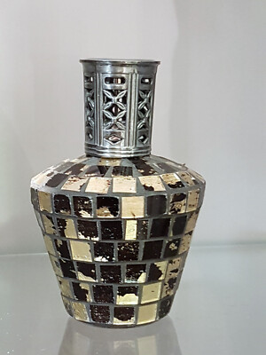 Room Scent Katalytlampe Gold Mosaic pajoma Aroma Lamp Glass Present Scent Smell