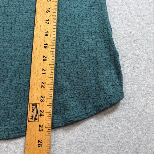 Seg'Ments Merino Wool Shirt Woman M Green Leaf Long Sleeve Base Layer Cozy Warm - Picture 8 of 10