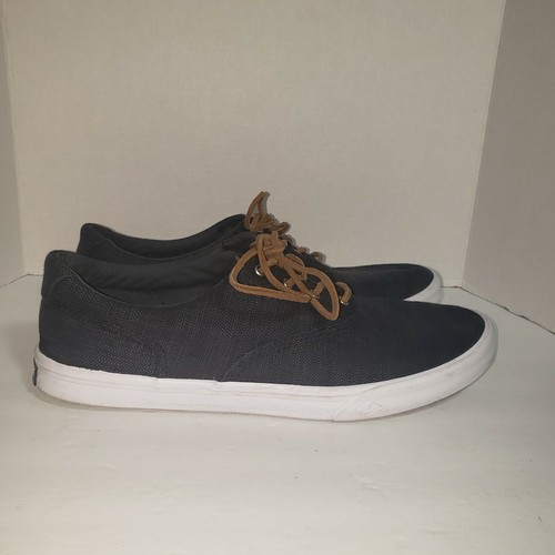 Size 13 Sperry Men's Striper II CVO Sneaker STS19611 Baja Black & White - 第 1/10 張圖片