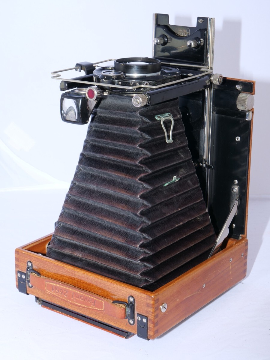 Zeiss Ikon FAVORIT TROPICAL (266/1) 9x12cm Camera. CZJ Tessar 15cm
