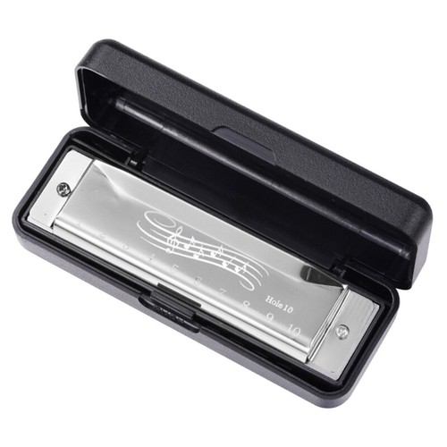 Harmonica in C Key, 10 Holes Blues-Harp Diatonic Harmonica 20 Tones Mouth Organ - Picture 9 of 14