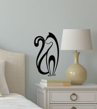 Vinyl Wall Decal Abstract Cat Pet Animal Bedroom Decor Stickers 2215ig 