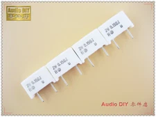 10pcs/50pcs NOBLE RGC2Y Series 0.15R/2W 5% copper foot non-inductive resistor