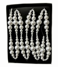 Rachel Zoe Beaded Garland - Gorgeous Beaded Pearl Home Decor 6  Long Pearls
