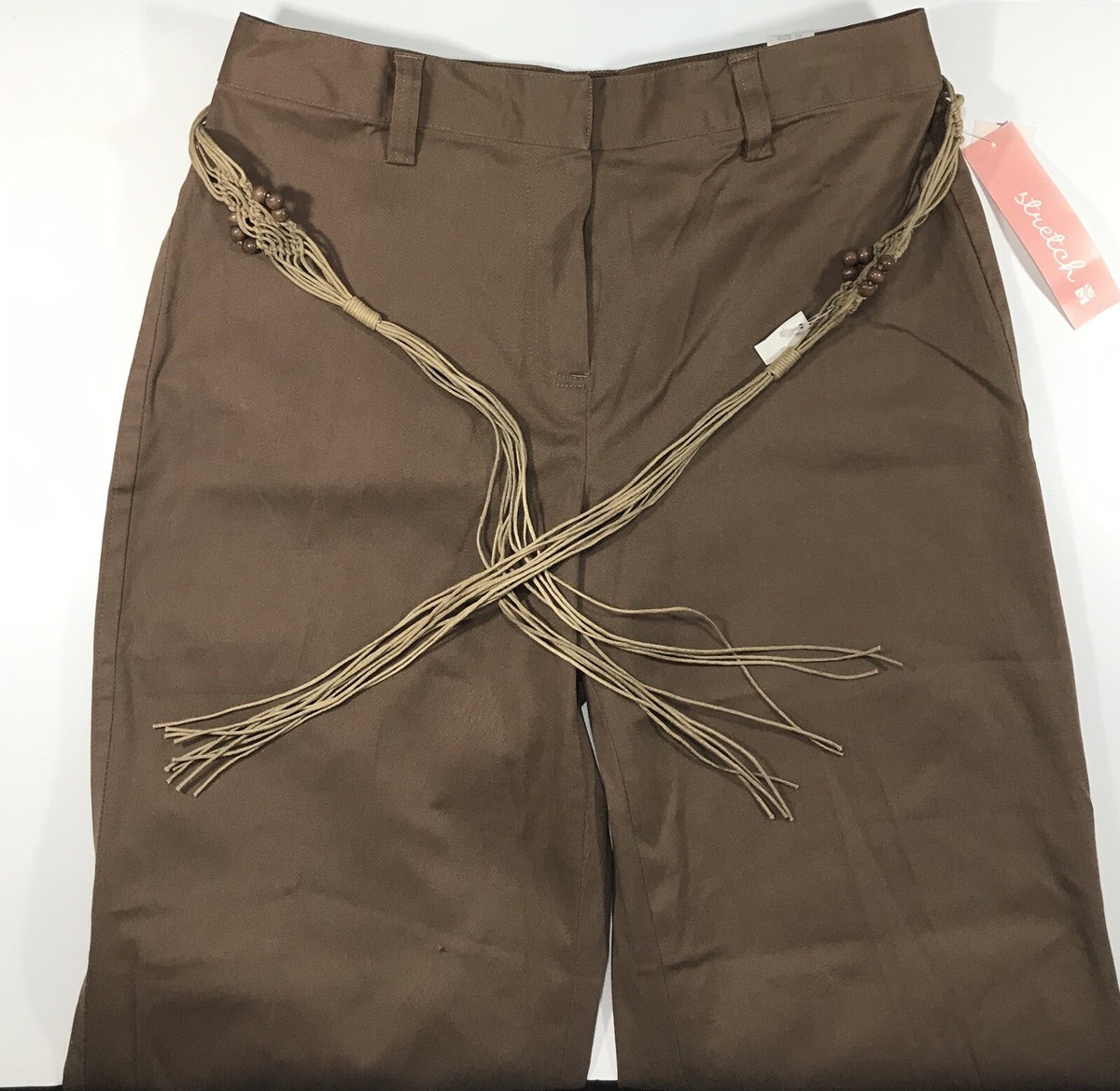 Pantalon Capri Marron Dress Barn Taille 12 - État Excellent - Occasion Très Bon état