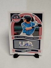 2024 Panini USA Stars & Stripes Cannon Goldin Jersey Auto #NTS-CG 