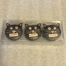 Papyrus Novelty Halloween Candles Black Cats Trick or Treat New