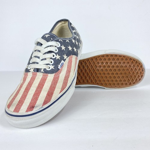 vans authentic american flag