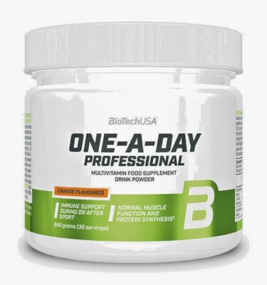 Biotech USA One-A-Day 240g Pulver Multivitamin Jod Eisen (83,29 /kg)