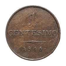 [NC] REGNO LOMBARDO VENETO - 1 CENTESIMO 1846 MILANO (nc490b)