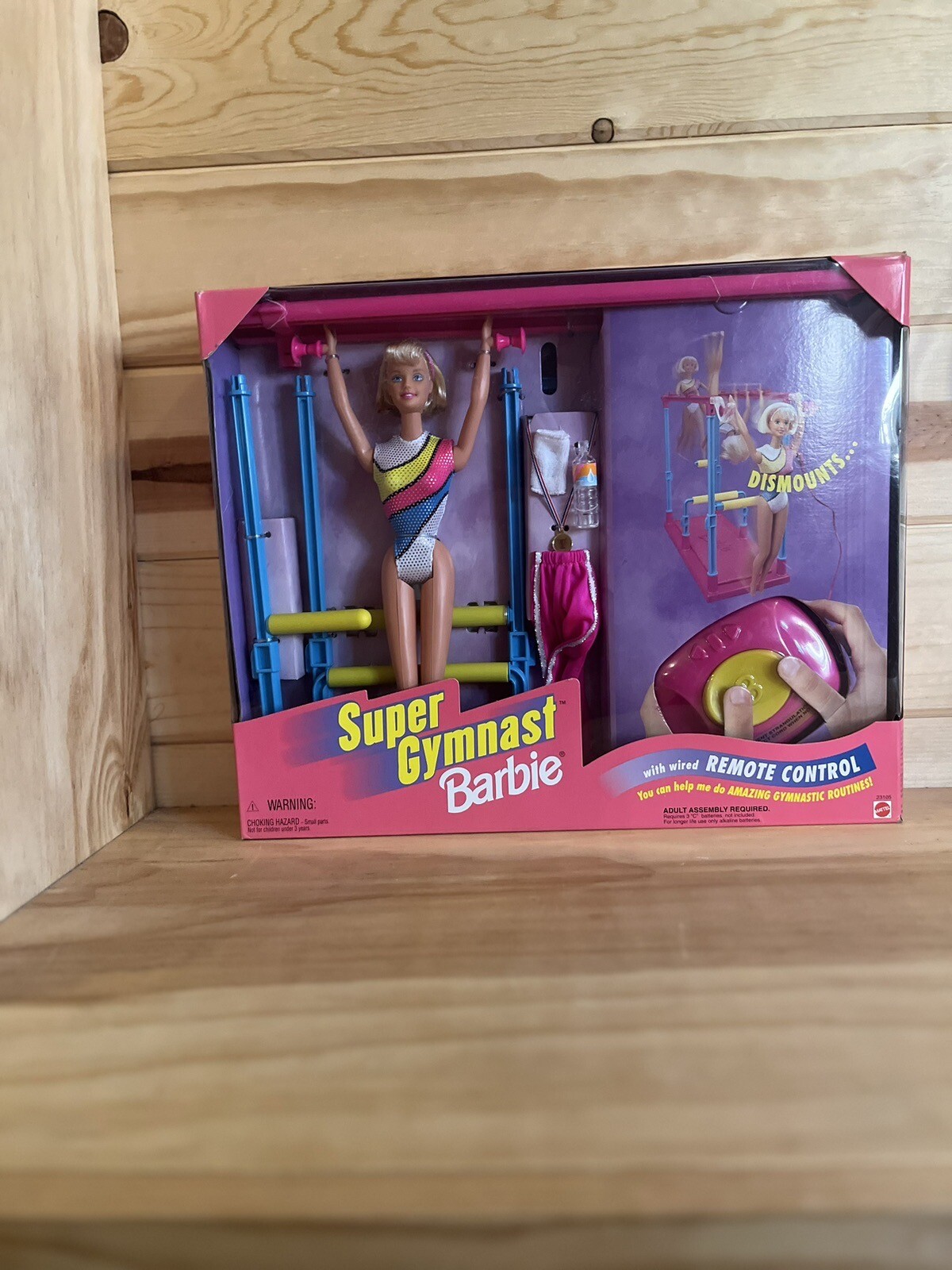 Super Gymnast Barbie Doll with Wired Remote Control 1999 Mattel 23105 ...