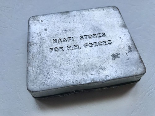 Vintage Marcovitch Black White Cigarette Tin WW11 Tobacco Box for H M Forces - Picture 2 of 24