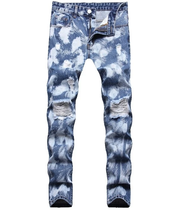 Size L Regular Size Relaxed Jeans for Men