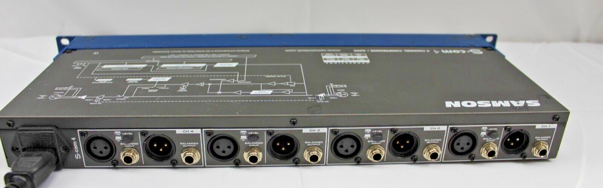 Samson S Com 4 Four Channel Compressor / Gate | eBay