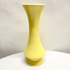 VTG Haeger Art Pottery USA Sunshine Yellow Bud Vase #233 MCM Golden Glazed 9" EC
