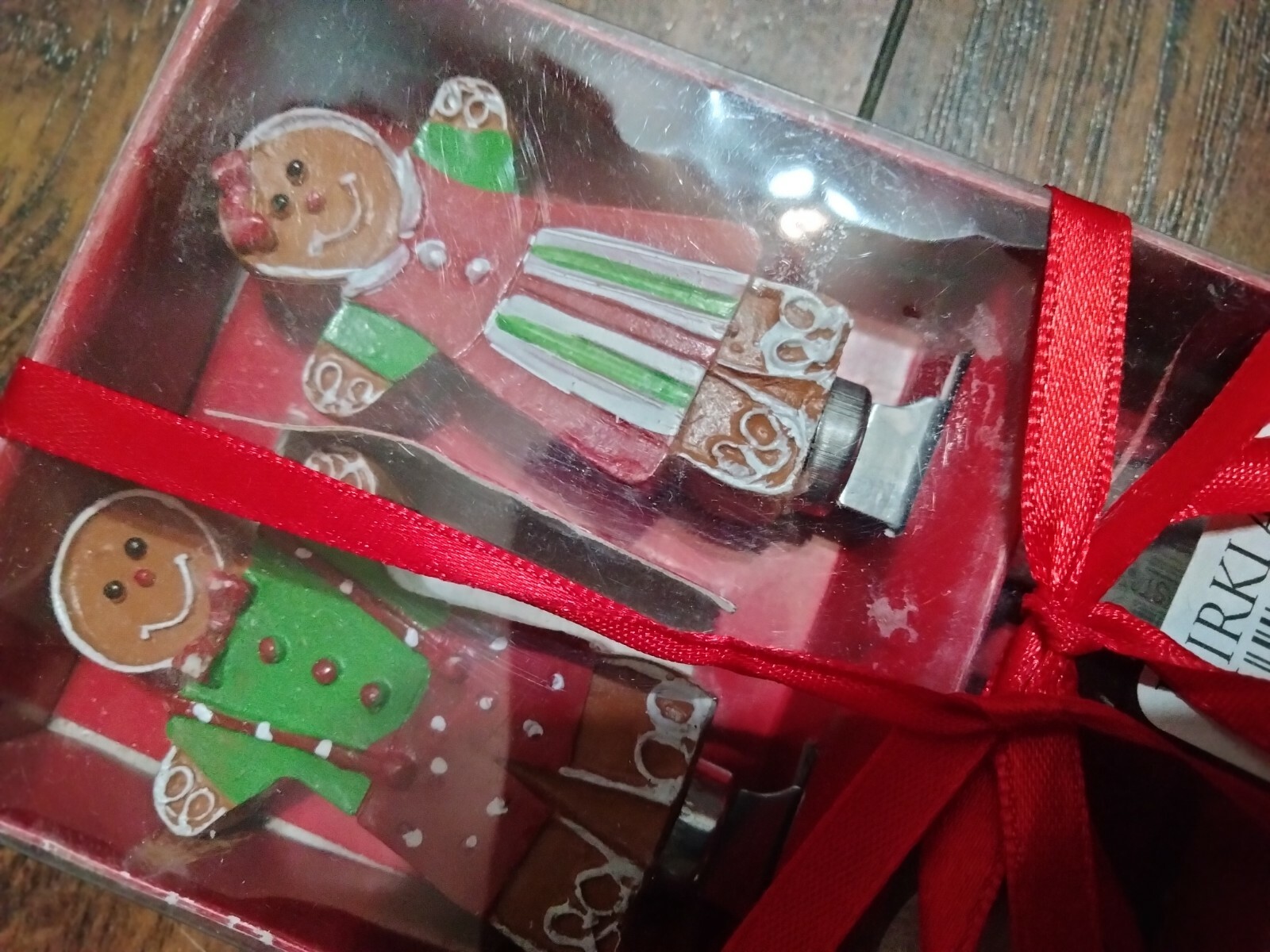 Gingerbread Spreaders Kirkland's Save money set girl char Christmas man boy