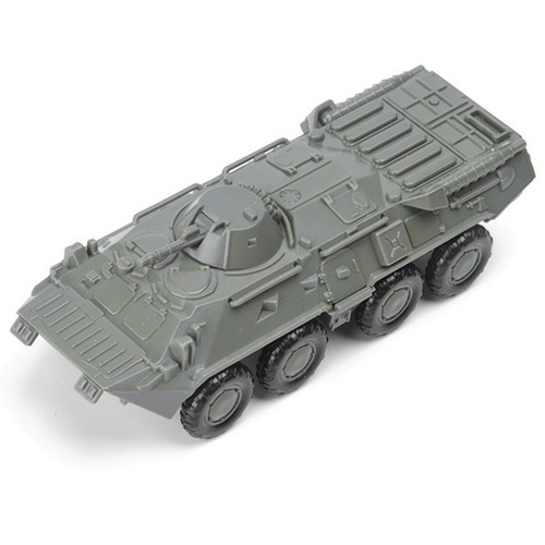 BTR-80 Wheeled Armored Vehicle 1:72 Glue-free 4D Assembly Model Military Gift B