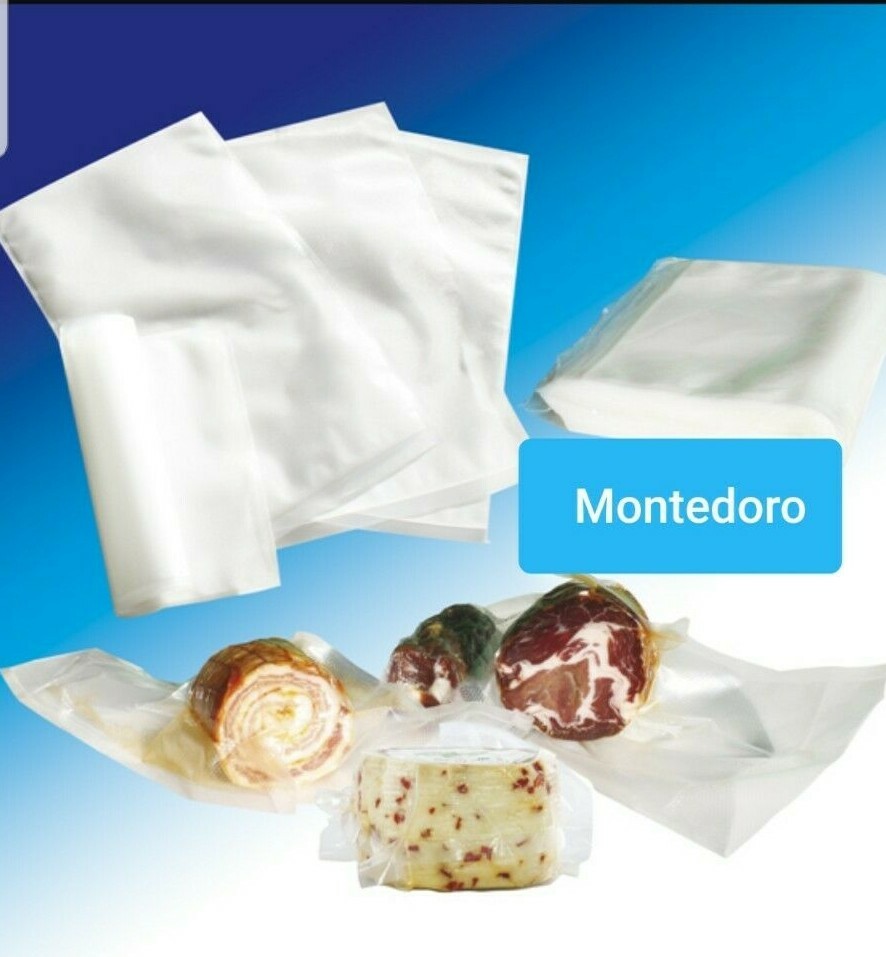 300 Sacchetti Sottovuoto Lisci 12x40 per Alimenti Professionali Alta Resistenza