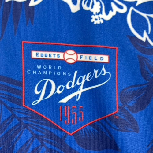 Reyn Spooner Dodgers Floral Cooperstown Collection Polo Shirt Men's Size Large - Picture 3 of 8