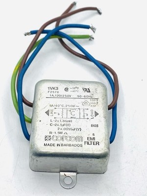 Vintage 1VK3 TE Connectivity Corcom EMI/RFI Filter Nos X1