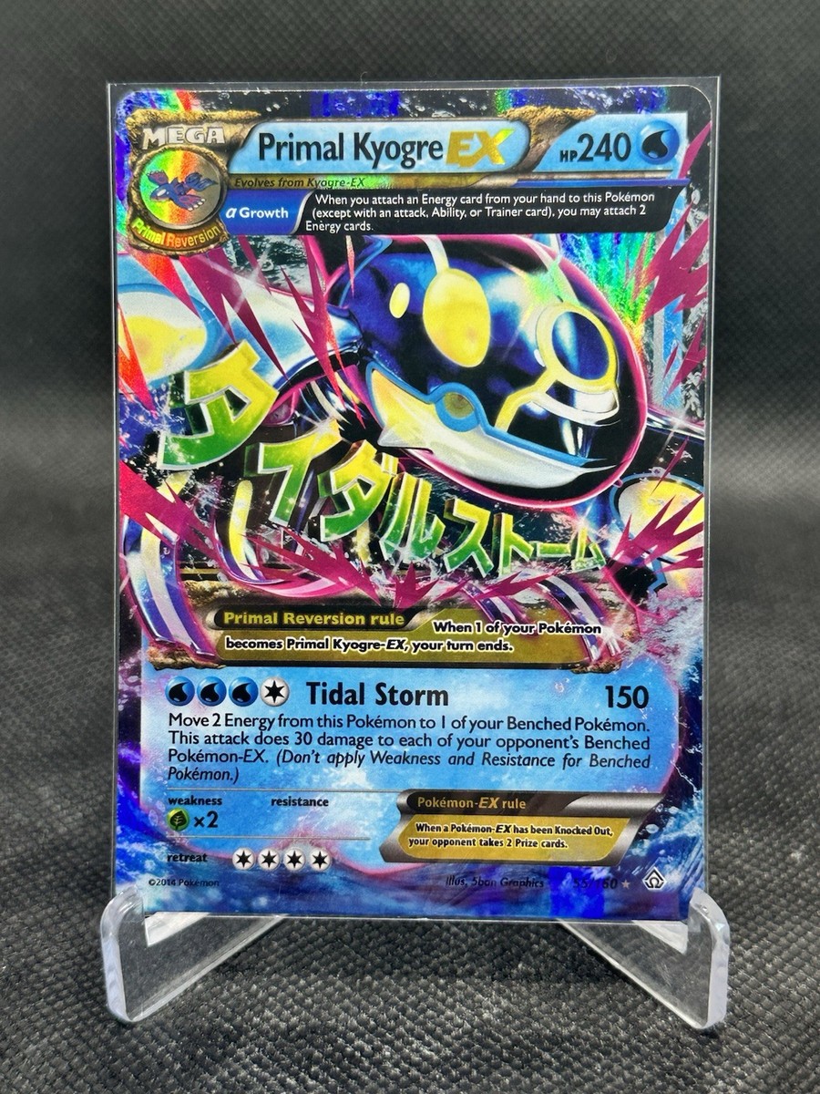 Primal Kyogre EX (Alpha) 55/160 Pokmon XY - Primal Clash Holo - LP+