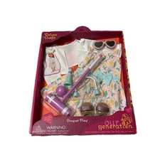 Our Generation Deluxe Outfit for 18" Dolls - Croquet Play - Brand New