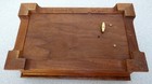 Vintage Wood Music Box,  plays Edelweiss when Opened, needs Minor Adjustment — photo 4