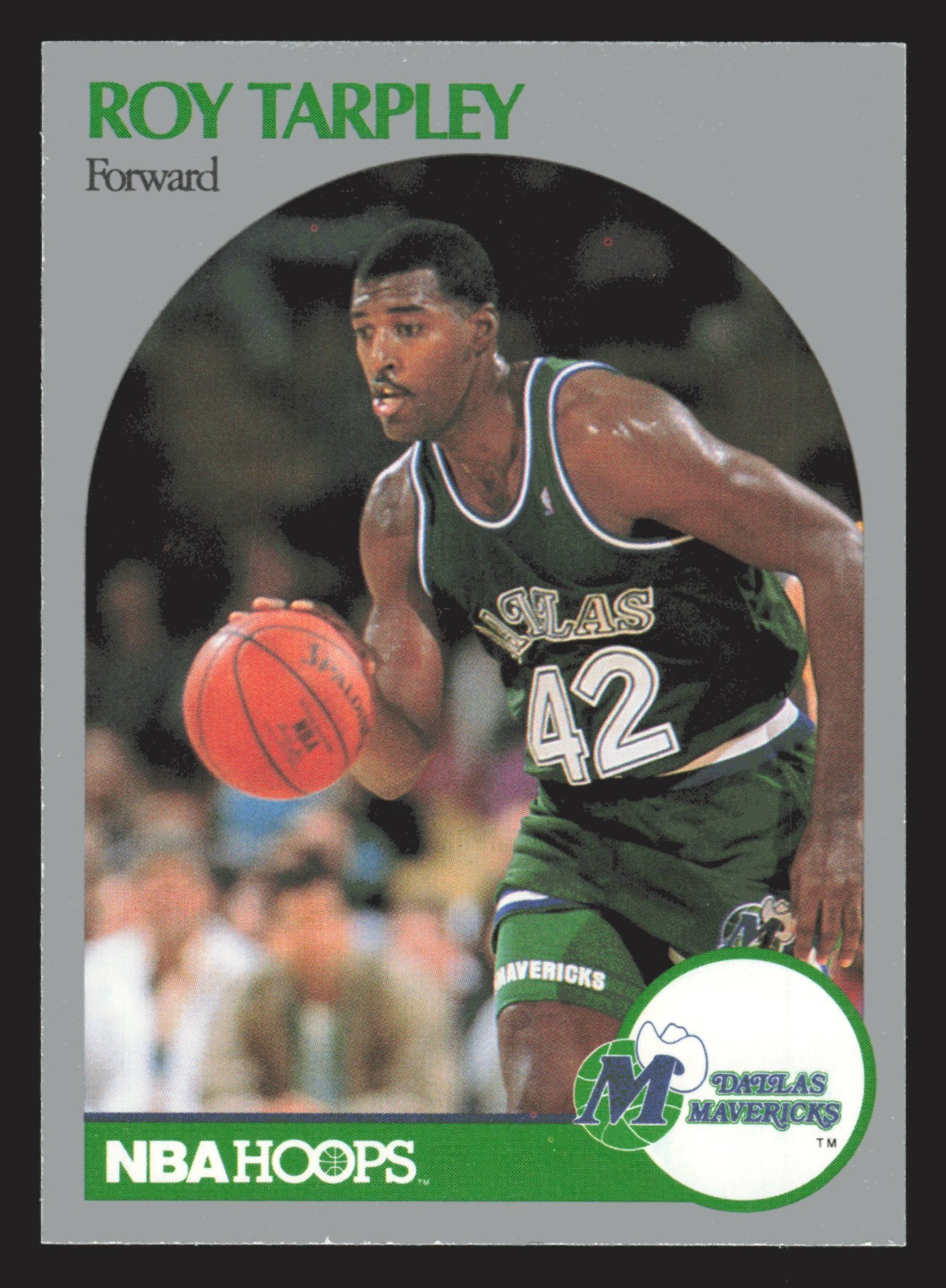 Roy Tarpley 1990-91 Hoops #88 Dallas Mavericks NBA Basketball Card