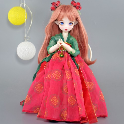 30cm Height Girl Doll Toy with Removable Ancient Clothing Makeup Face Lifelike - Picture 10 of 17