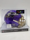 Ray Lewis BAS Autographed Baltimore Ravens Flash Alternate Riddell Mini Helmet