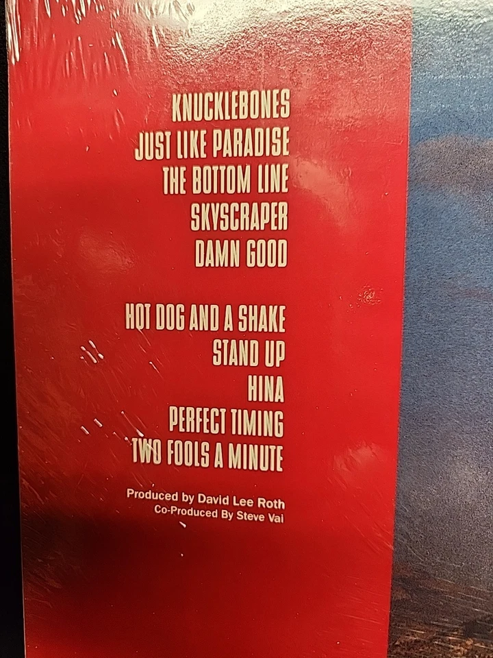 David Lee Roth Skyscraper Vinyl LP Warner Bros. Records 1-25671 1988 SEALED - Image 4 of 4