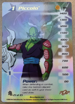 DBZ Dragon Ball Z CCG FOIL Piccolo 180 Unlimited  Hi-tech WAREHOUSE FRESH