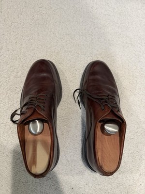 Johnston & Murphy Oxfords Men s 8.5 Brown Leather Cap Toe Dress Shoes Office