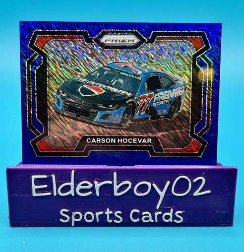 Carson Hocevar /10 FOTL Blue Shimmer Exclusive 2024 Panini Prizm Racing Nascar